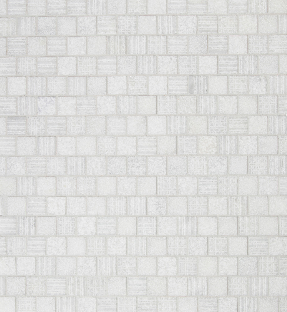 SHIFT WHITE PARAGONS MOSAIC TEXTURED - Walker Zanger