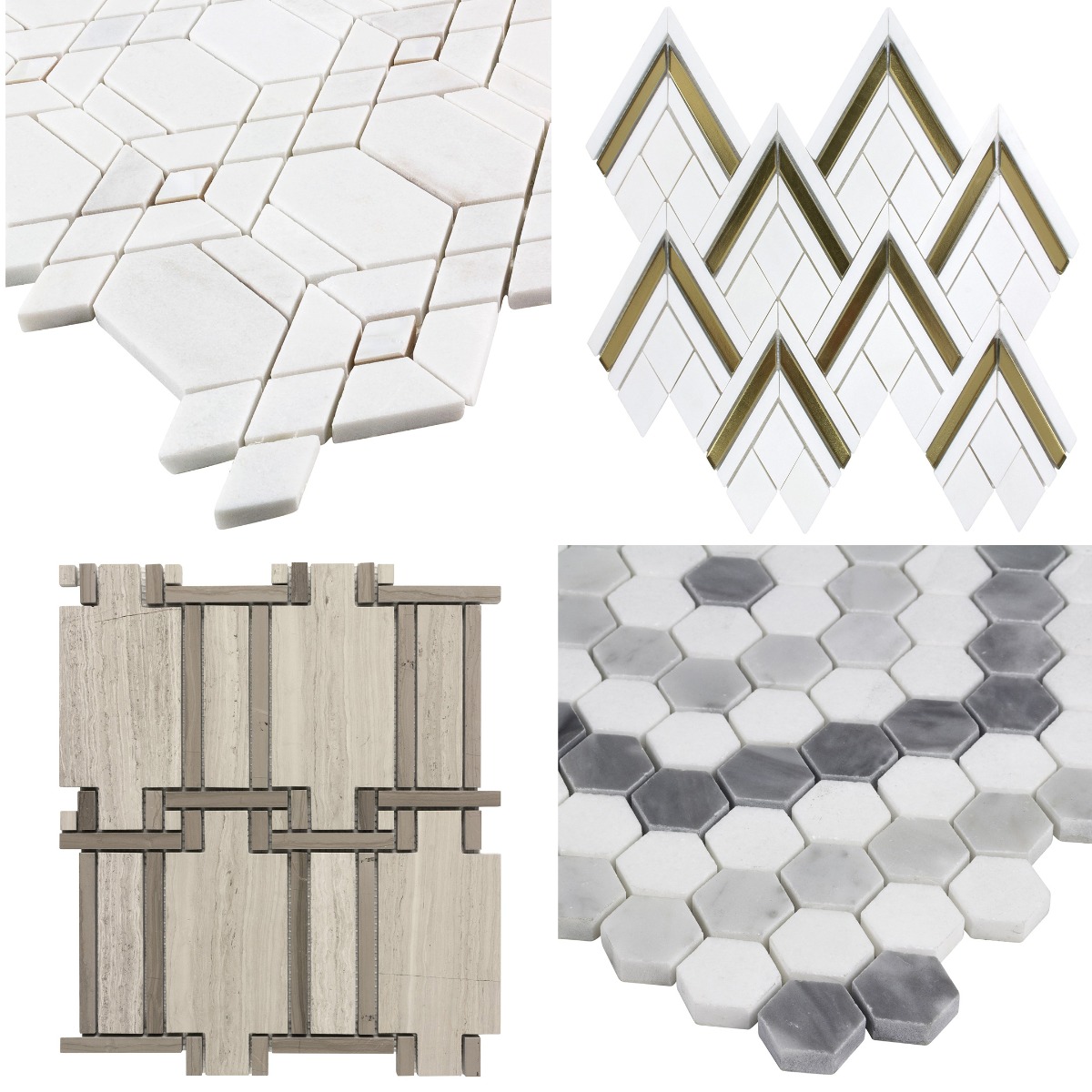 12 New Natural Stone Mosaic Tiles Walker Zanger