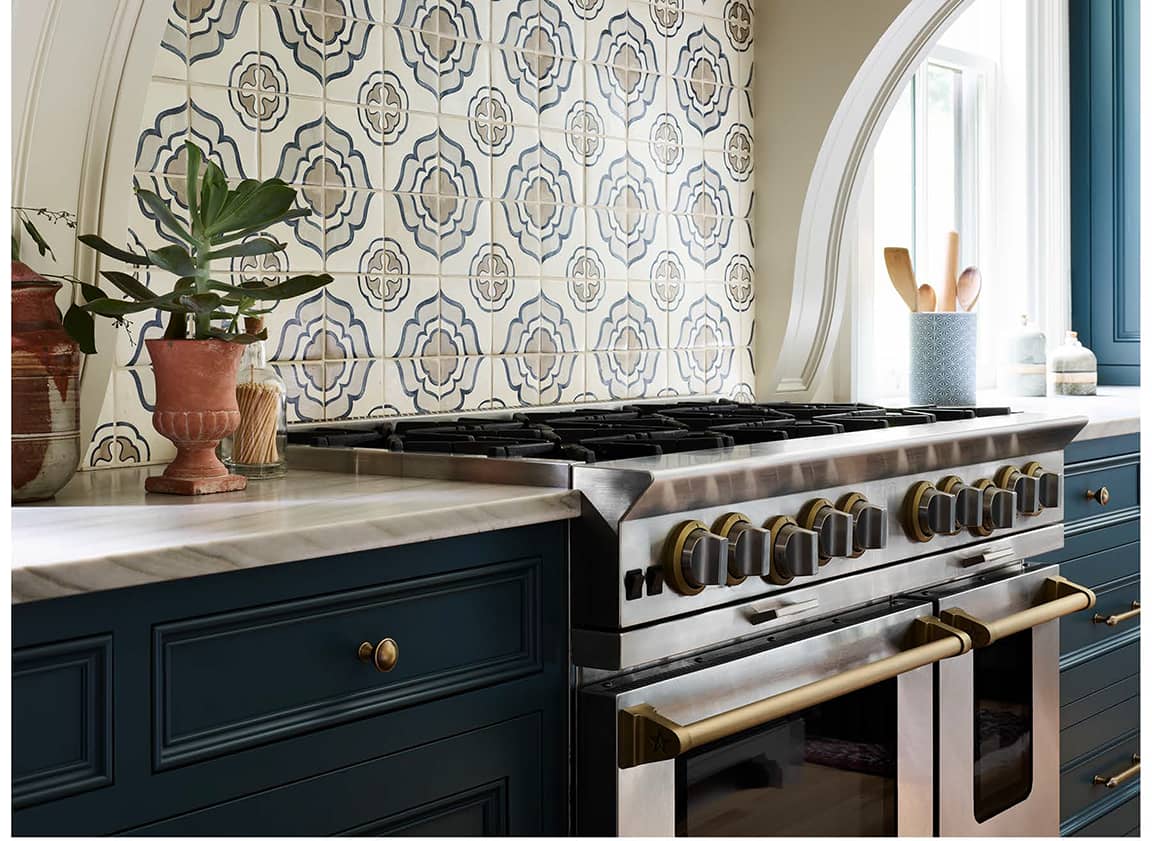 A Wallpaper Backsplash For Your Kitchen! - Driven by Decor