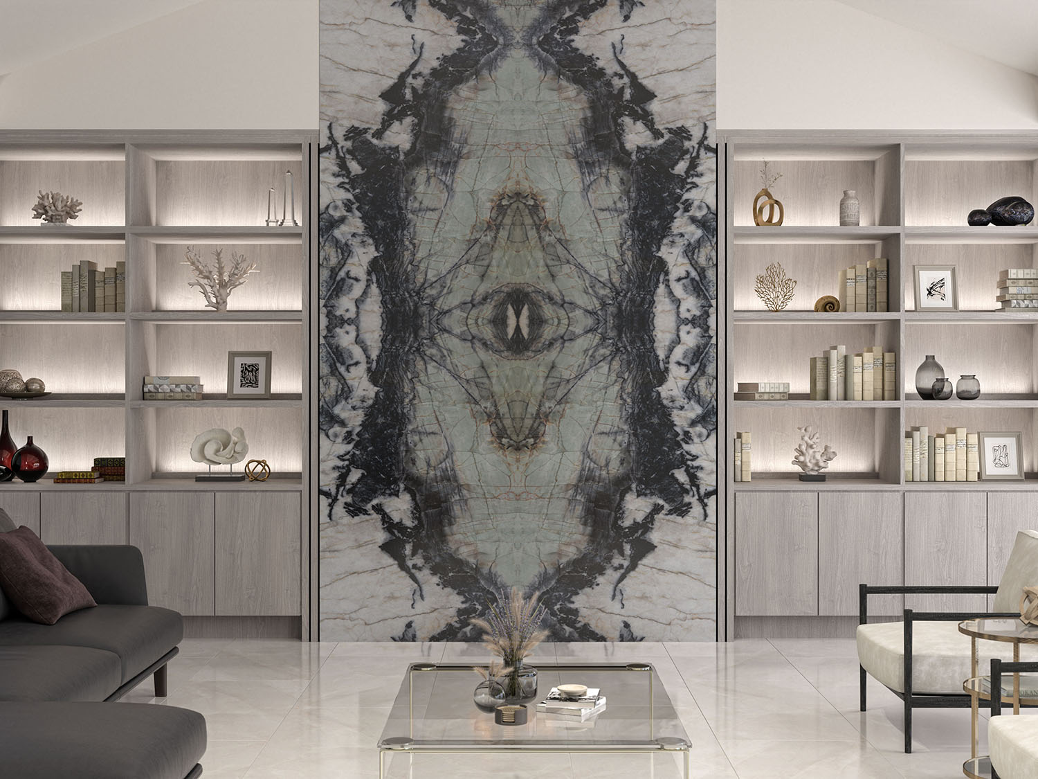 1 1/4 Slab Greenland Polished Walker Zanger