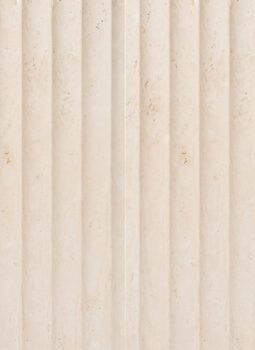 Geometric Ivory Pearl Fluted