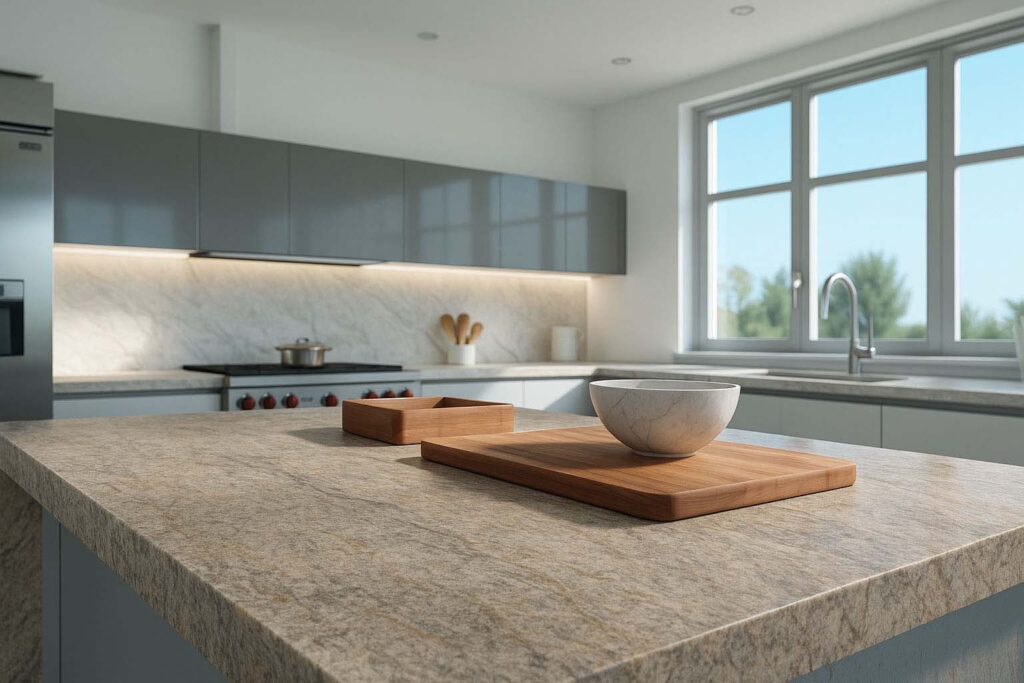 Cielo-Quartzite-Honed Slab