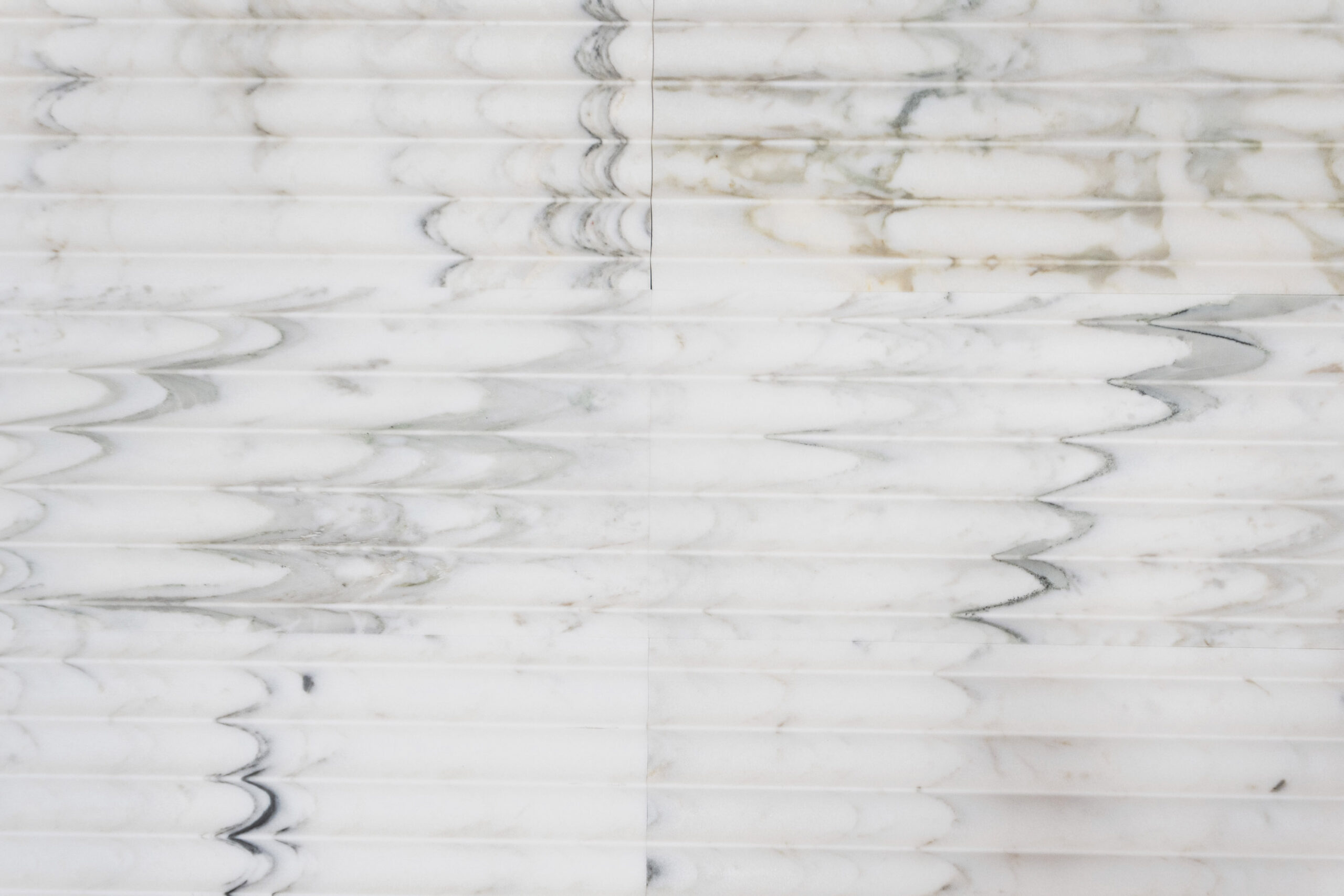 ジャニス・ウォン PERFECTION Geometric Chiffon Fluted Honed 12x24x3/4 - Walker Zanger