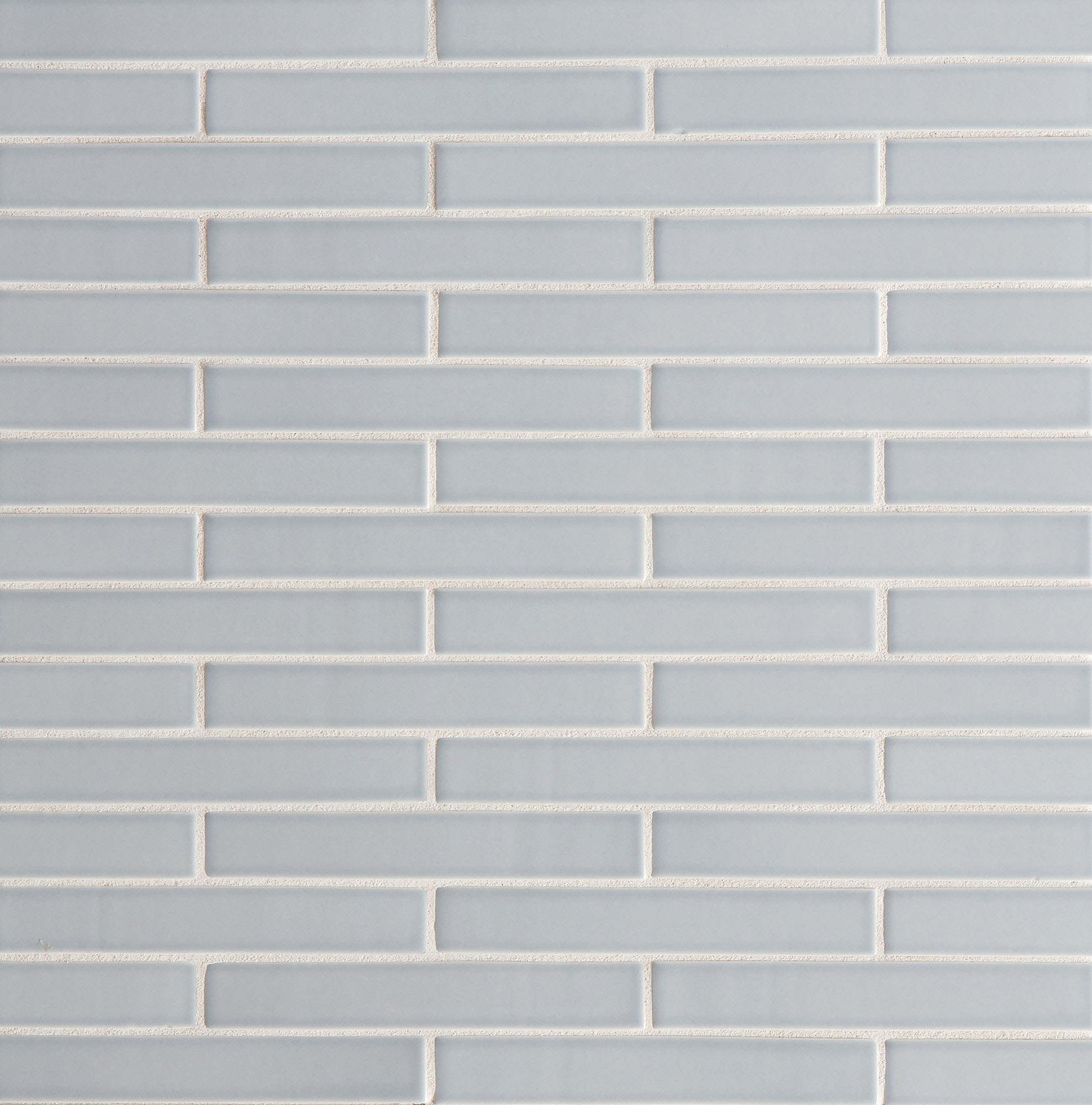 6th Avenue Pale Sky 1x6 Mosaic Gloss - Walker Zanger